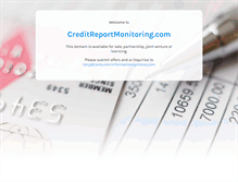 Tablet Screenshot of creditreportmonitoring.com